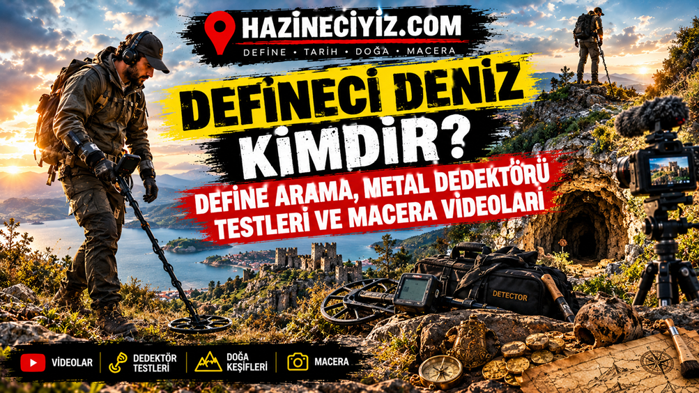 Defineci Deniz Kimdir? Define Arama, Metal Dedektörü Testleri ve Macera Videoları