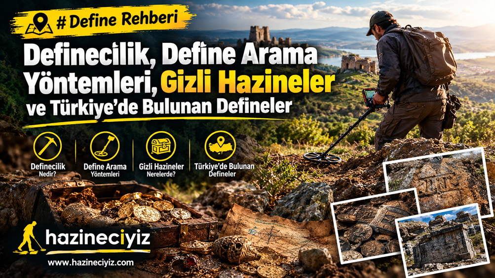 Definecilik, Define Arama Yöntemleri, Gizli Hazineler ve Türkiye’de Bulunan Defineler