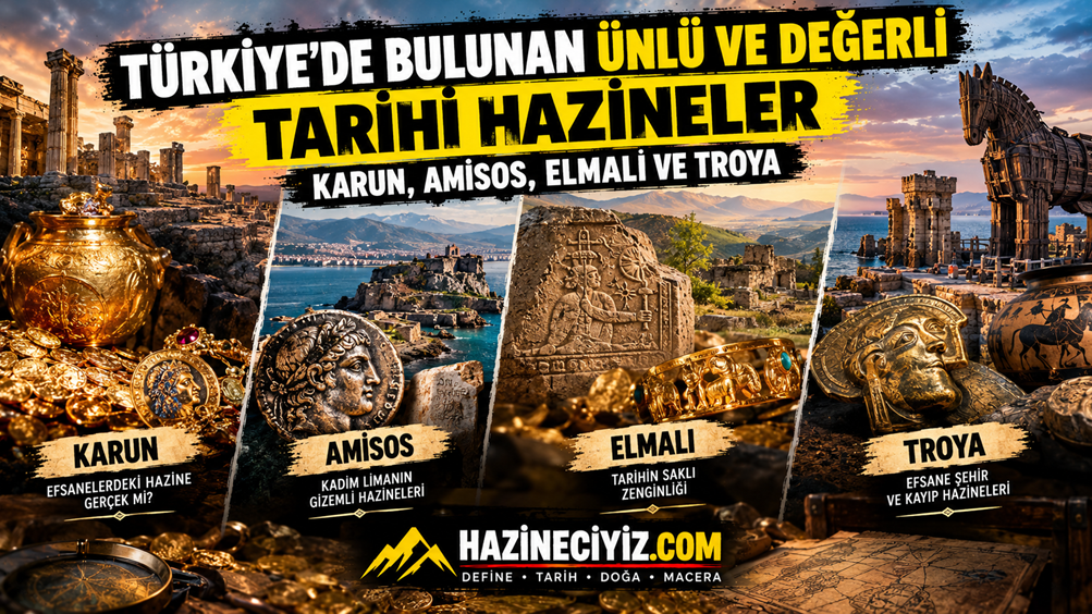 Türkiye’de Bulunan Ünlü ve Değerli Tarihi Hazineler: Karun, Amisos, Elmalı ve Troya